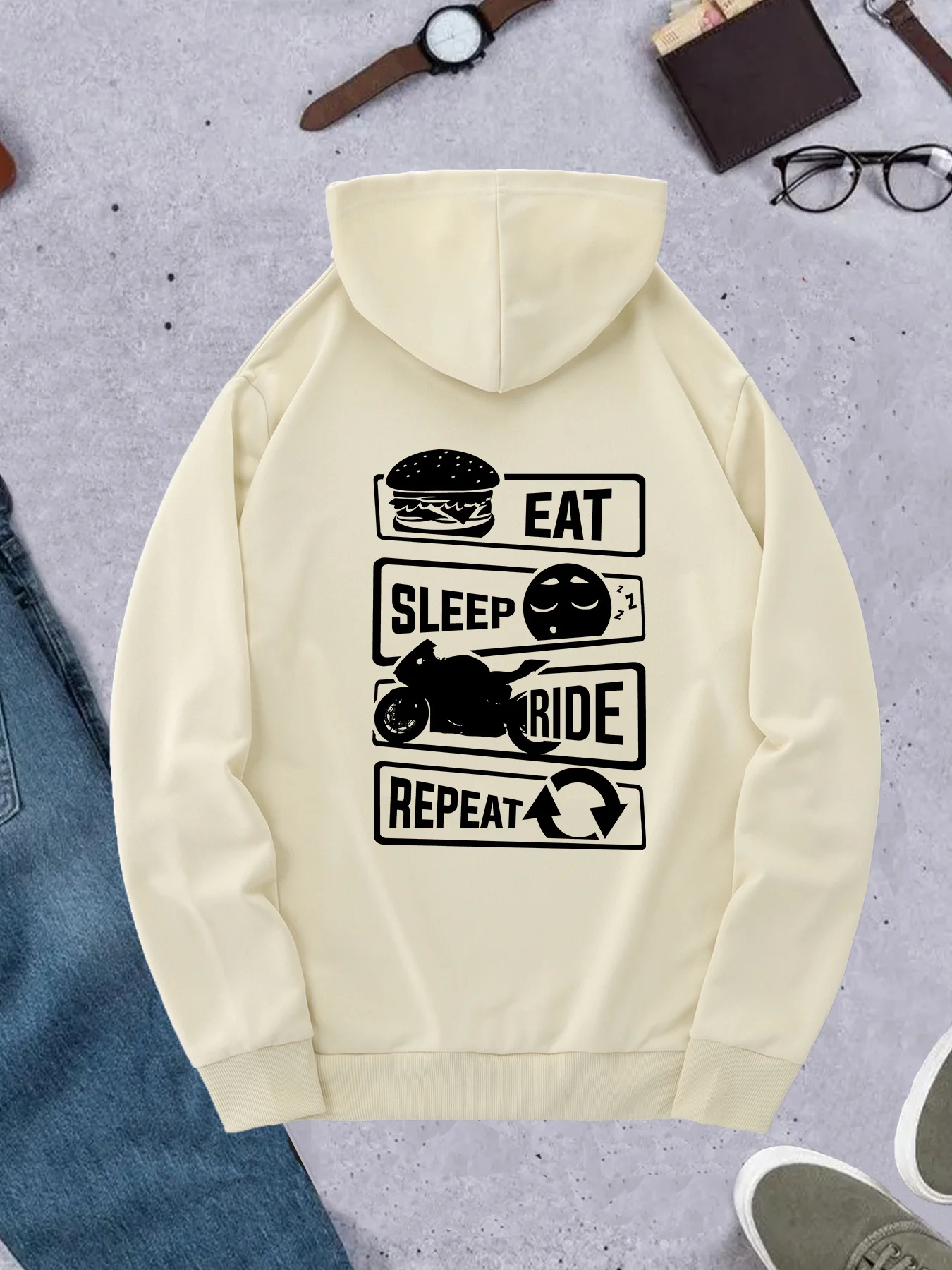 Korean Lifestyle Trends - Sudadera con capucha para hombre, estilo